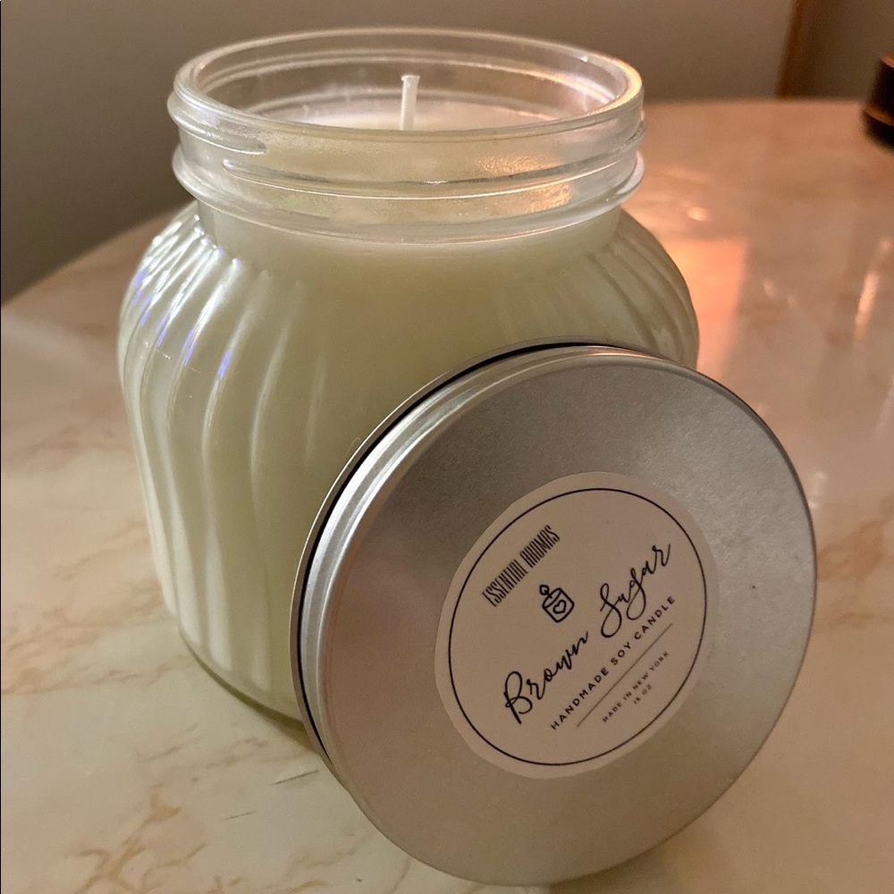 SOLD Handmade Soy Candle Brown Sugar
